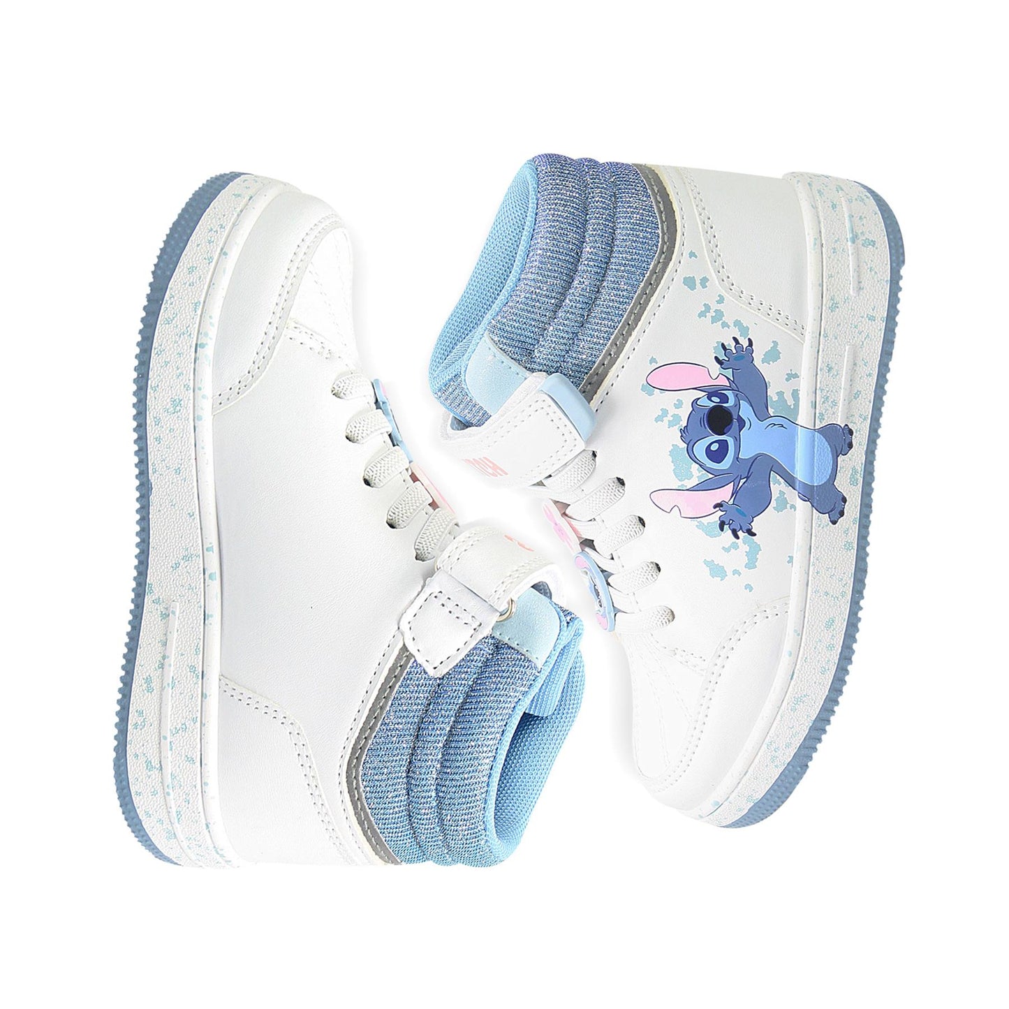 Disney Stitch Girls Hi-Top Trainers Officially Licensed Lilo And Stitch Shoes