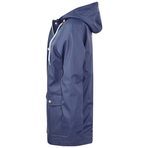 PU Raincoat Jacket Windbreaker Waterproof Parka Hooded Girls Boys Age 5-13 Years