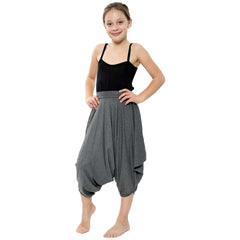 Kids Baggy Harem Trousers Ali Baba Style Tie Dye Yoga Casual Girls 5-13 Years