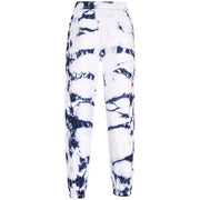 Kids Tie Dye Tracksuit Gym Cropped Hoodie Sweatpants Cord Set Girls Age 5-13