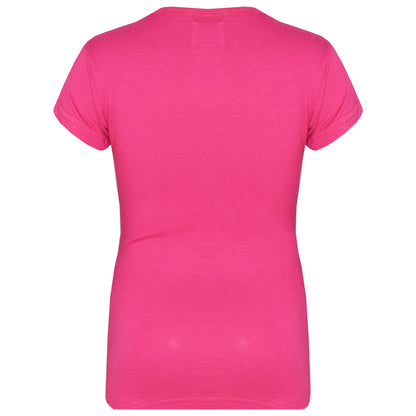 Kids Girls T Shirts Cotton Plain School T-Shirt Top New Age 2-13 Yr - A2Z 4 Kids