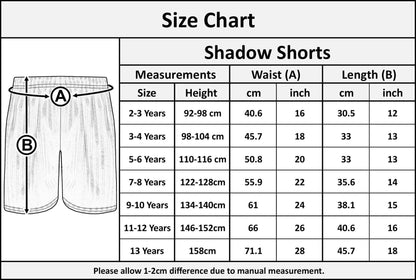 A2Z 4 Kids Shadow Stripe PE Shorts Pack of 2 Football Gym Shorts Age 2-13 Years