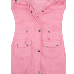 GIRLS COAT KIDS FLEECE PARKA JACKET LONG FAUX FUR HOODED SUMMER COATS AGE 7-13Y