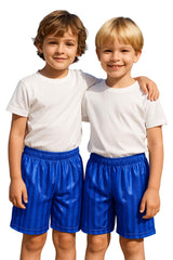 A2Z 4 Kids Shadow Stripe PE Shorts Pack of 2 Football Gym Shorts Age 2-13 Years
