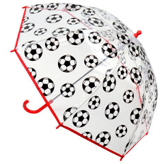 A2Z Kids POE Clear Dome Umbrella Wind and Rain Resistant Outdoor Travel Brolly