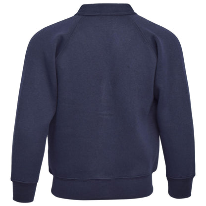 Kids Girls Scouts School Uniform Cardigan Long Sleeve Sweat Knitted Cardigan