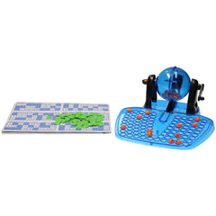 A2Z 4 Kids Family Bingo 90 Numbers Lotto Game Revolving Machine Reusable Cards