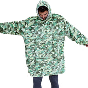 A2Z Unisex Mens Ladies Oversized Kangaroo Pocket Hooded Animal Wearable Blanket