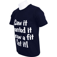 Kids Girls T Shirts Saw It Printed Summer Fashion Tank Top & Tees Age 2-13 Years