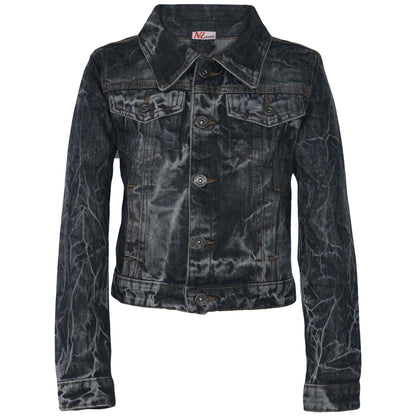 A2Z 4 Kids Girls Denim Jackets Tie Dye Faded Jeans Fashion�Coat�5-13�Years