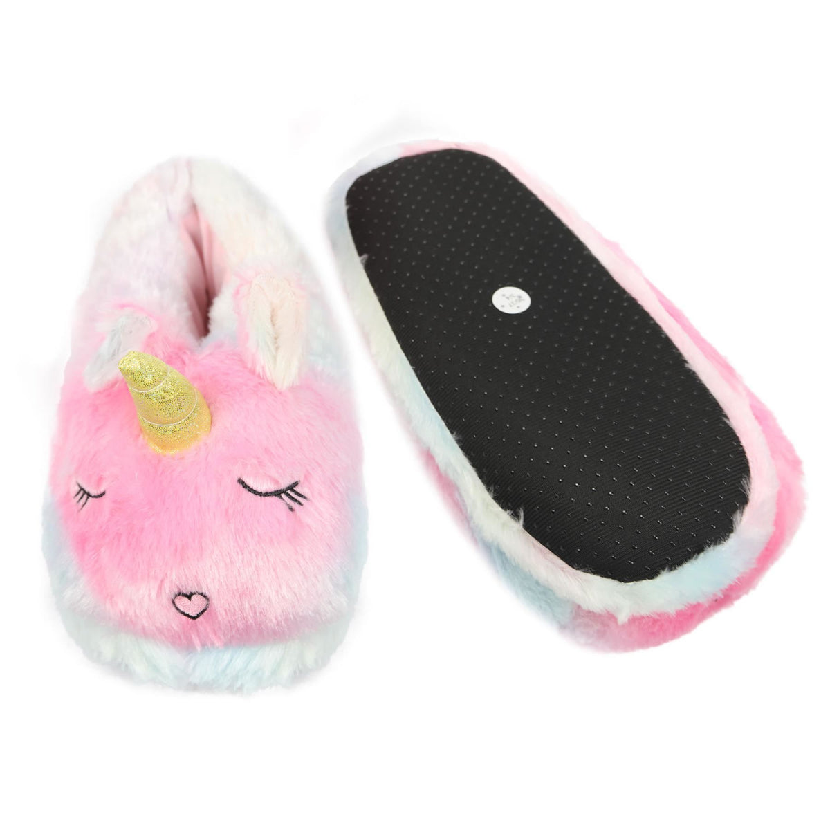 A2Z Unicorn Slippers Plush Soft Warm Cute Indoor Shoes For Kids & Womens