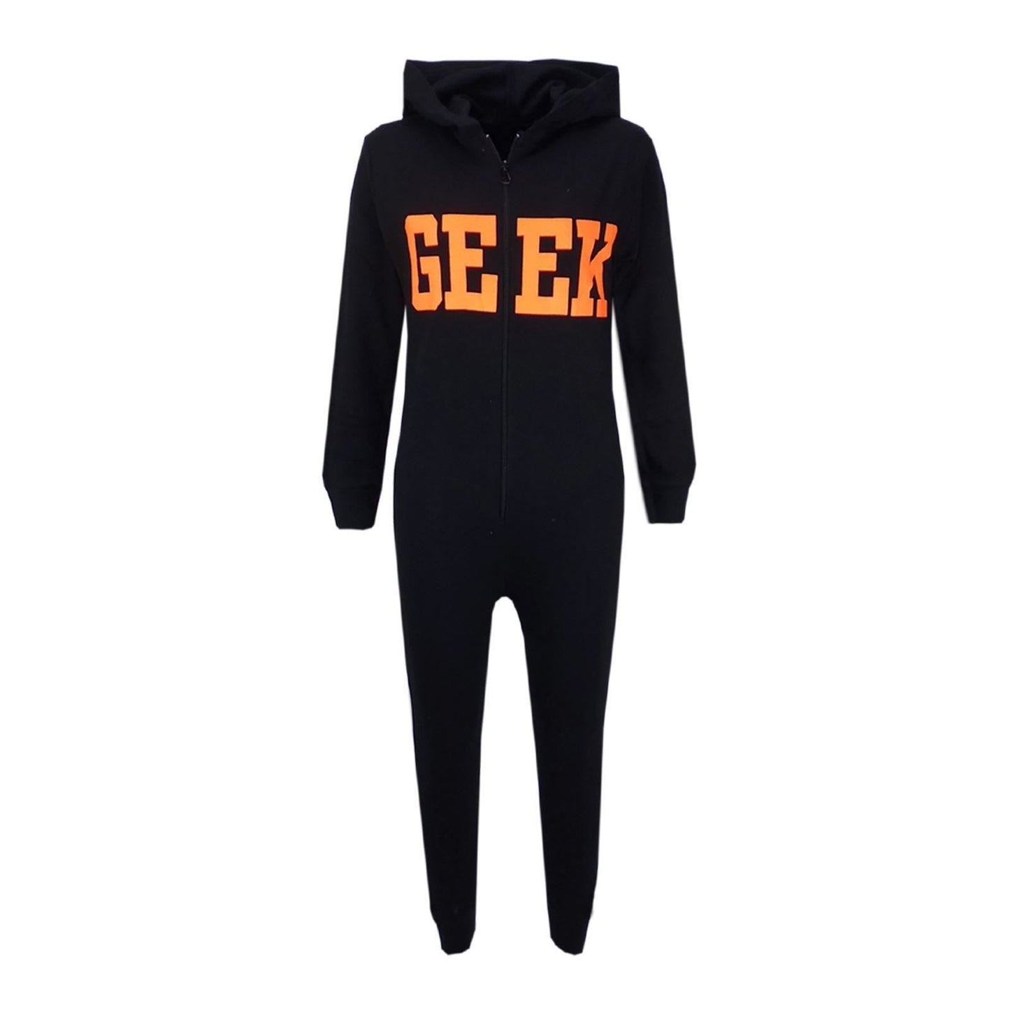 Kids Girls Boys GEEK Print A2Z Onesie One Piece Summer Jumpsuit PJ's 7-13 Years