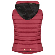 A2Z 4 Kids Kids Girls Boys Designer's Wine Sleeveless Hooded Padded Quilted Puffer Bubble Gilet Bodywarmer Jackets 5 6 7 8 9 10 11 12 13 Years