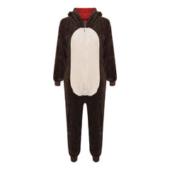 Kids Girls Boys A2Z Onesie One Piece Soft Fluffy Wolf All In One Costume 5-13 Yr