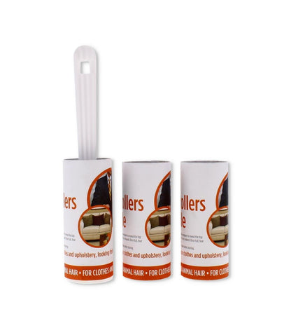 A2Z Lint Rollers 3 Pack Reusable Handle Sticky Pet Hair Clothes Remover