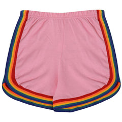 Kids Girls Shorts Contrast Athletic Gym Wear Dance Sports Summer Hot Short Pants