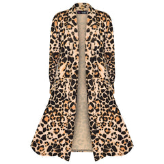 Kids Girls Long Sleeves Maxi Boyfriend Floaty Cardigan Ladies Open Front 5-13 Yr