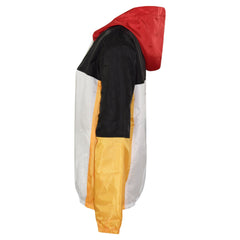 Kids Girls Boys Windbreaker Zipped Jackets Hooded Raincoats Age 5-13 Years
