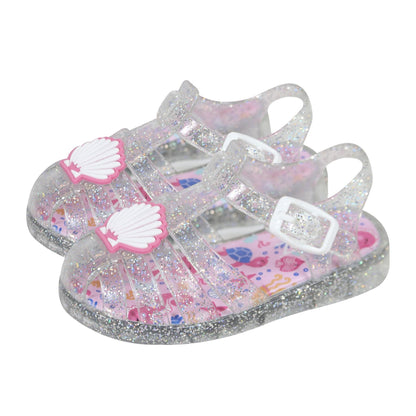 A2Z 4 Kids Girls Boys Jelly Sandals Summer Beach Pool Shoes Non-Slip PVC Sandal
