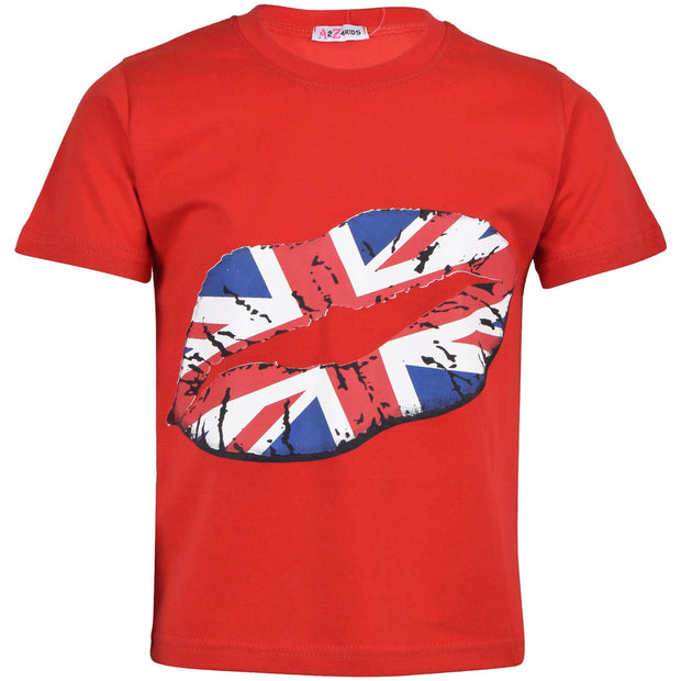 Kids Girls Boys T Shirts England Football World Cup Top & Tees Age 5-13 Years
