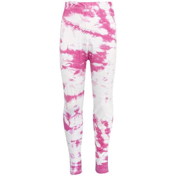 Kids Girls Leggings Tie Dye Pink Print Stylish Fahsion Trendy Dance Legging 5-13