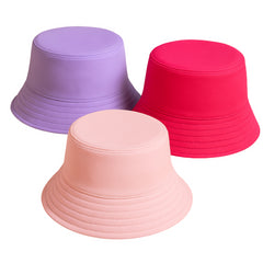 Girls Boys Bucket Hat 100%Cotton Foldable Summer Sun Hat UV Protection Beach Cap