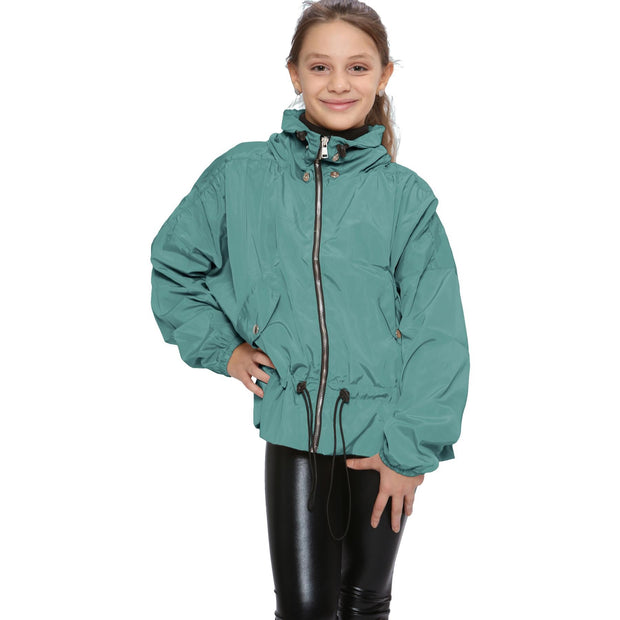 A2Z 4 Kids Windbreaker Shower Proof Windproof Mint Jacket Stylish Lightweight Casual Coat Girls Cagoule Rain Mac Raincoats Age 5-13 Years - A2Z 4 Kids