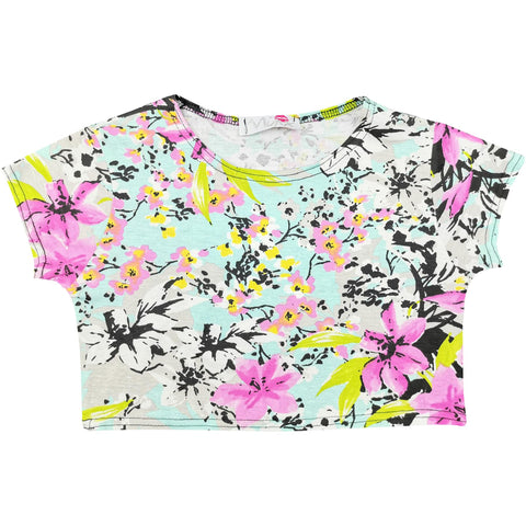 Kids Girls Crop Top Skirts Stylish Party Fashion Trendy Skater Dresses 7-13 Year