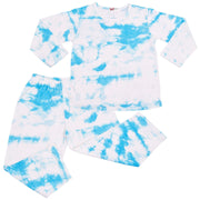 A2Z 4 Kids Girls Colour Tie Dye Pyjamas Cosplay Loungewear PJs Childrens Gifts 2 Piece Set Lounge Suit for Children Unisex Top Bottom Pyjamas Loungewear Dress Up Attire Gifts for Girls Age 5-13 years