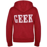 Kids Boys Girls Unisex Jackets Geek Print Fleece Zipper Hooded Hoodie Top Jacket