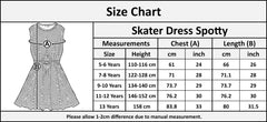 Girls Skater Dress Kids Spotty Print Summer Party Dresses With Free Belt 7-13 Yr
