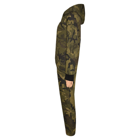 Kids Girls Boys A2Z Onesie One Piece Fleece Camouflage Print All In One Jumpsuit