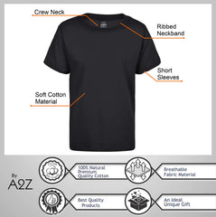 Girls Boys Pack of 10 Plain PE School T Shirts Lightweight Summer Soft Feel Top