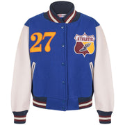 Kids Girls Boys Baseball Jacket Varsity Style Athletic Embroidered School Jacket - A2Z 4 Kids