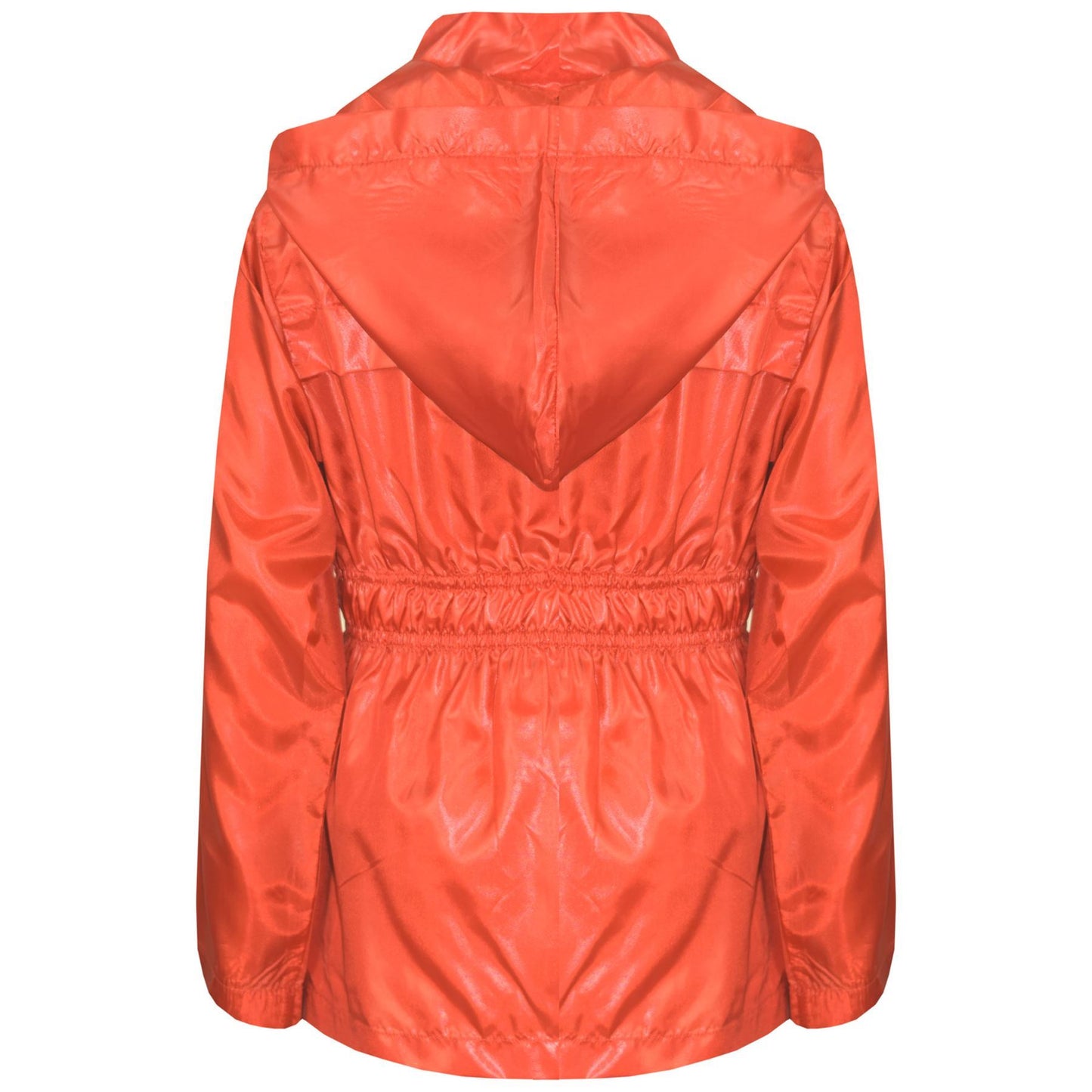 A2Z 4 Kids Unisex Raincoat Jackets Orange Windbreaker Waterproof Parka Shower Resistant Hooded Raincoat Childrens Girls Boys Age 5 6 7 8 9 10 11 12 13 Years