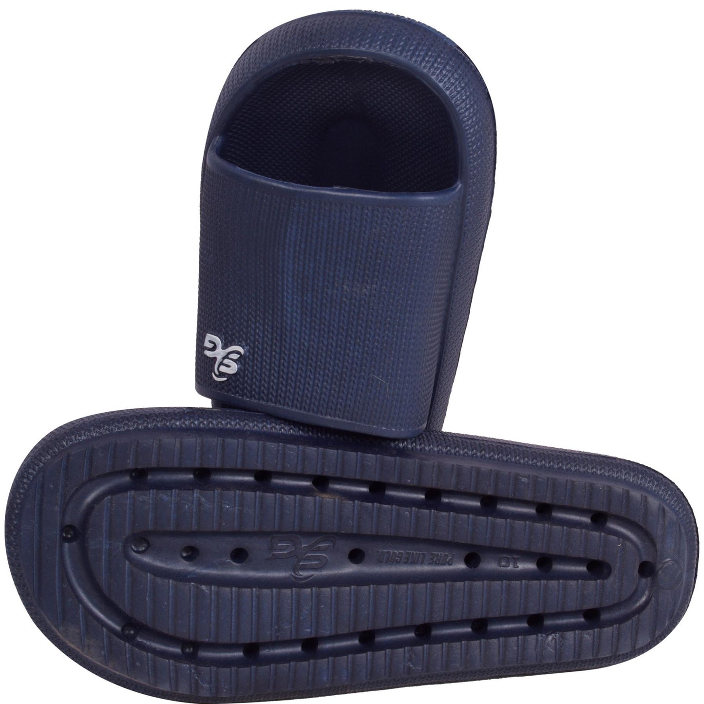 Mens Open Toe Slider Summer Beach Pool Slides Sandals Anti-Slip House Slippers