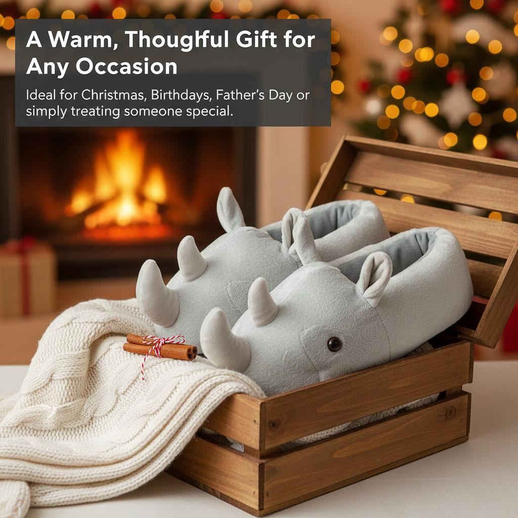 A2Z 4 Kids Boys Girls Cute Animal Slippers Non-Slip Winter Plush Warm Baby Shoes