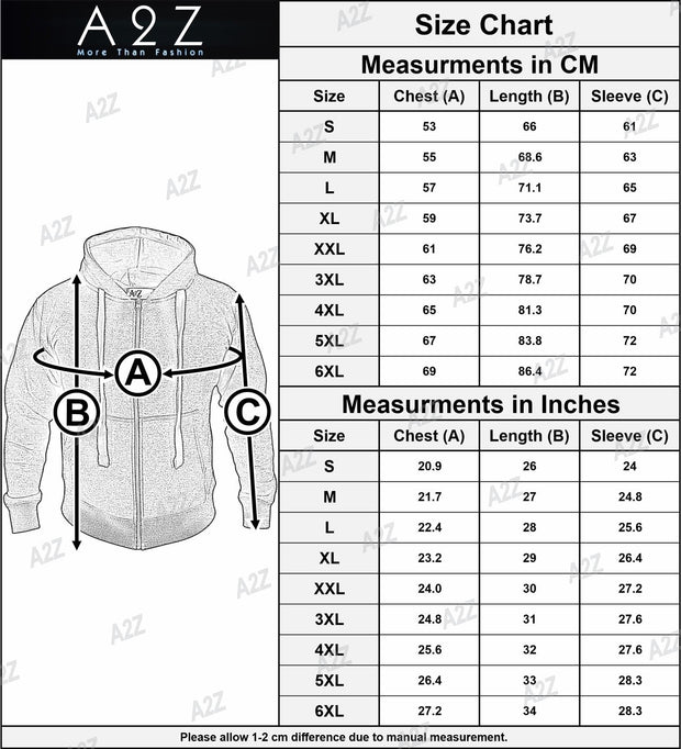 Mens Fleece Plain Zipper Hooded Long Sleeve Sweatshirt For Adults S-4XL