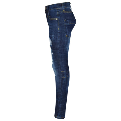 A2Z 4 Kids Skinny Jeans  Ripped Stretchy Pants Fashion Pant New Age 3 -13 Years