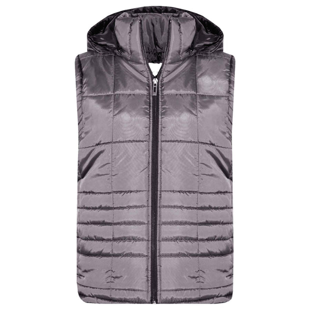 A2Z 4 Kids Girls Boys Sleeveless Hooded Padded Quilted Lined Gilet Bodywarmer Fashion Jackets Age 5 6 7 8 9 10 11 12 13 Years