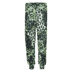 Kids Tracksuit Girls Leopard Print Lounge Suit Bottom Joggers Leggings 2-13 Year