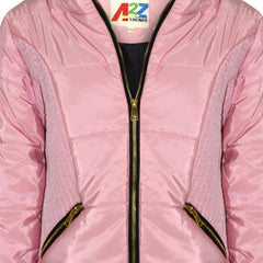 A2Z 4 Kids Girls Jacket Padded Puffer Jackets Faux Fur Collar Thick Coat 3-13