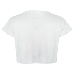 Kids Girls Crop Top #DAB Stylish Floss Fashion Trendy T Shirt Tops Tees 5-13 Yr