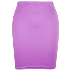 Kids Girls Plain Pencil Skirt Trendy Summer Clothing Sets Age 5-13 Years