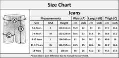 Kids Boys Distressed Denim Shorts Comfort Stretch Jeans Trouser Pants Age 5-13