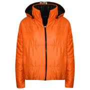 Girls Jackets Kids Reversible Cropped Hooded Padded Puffer Jacket Coat 5-13 Year