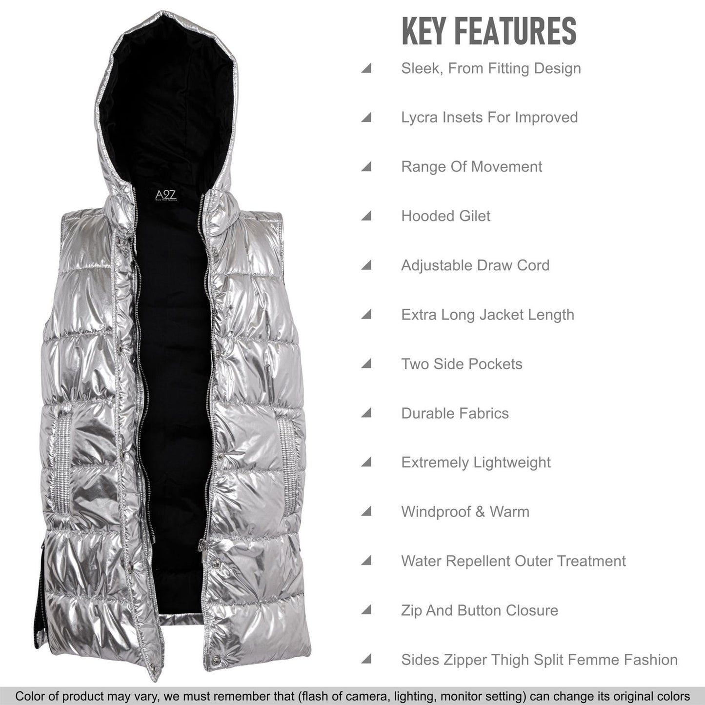 Ladies Oversized Gilet Long Line Style Jacket Long Sleeveless Fashion Women Coat