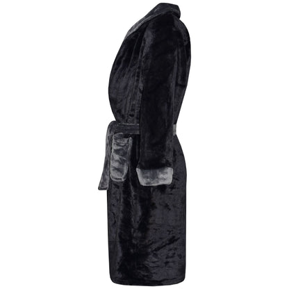 Kids Soft Fleece Bathrobe Dressing Gown Hooded Swim Beach Girls Boys 2-13 years