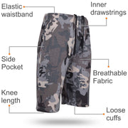 A2Z 4 Kids Boys 100% Cotton Shorts Comfort Stretch Camo Charcoal Pants Trendy Casual Summer Cool Lightweight Shorts For Boys Age 5 6 7 8 9 10 11 12 13 Years - A2Z 4 Kids