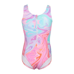 A2Z 4 Kids Girls Swimming Costume One Piece UPF 50+ UV Sun Protection Swimsuit